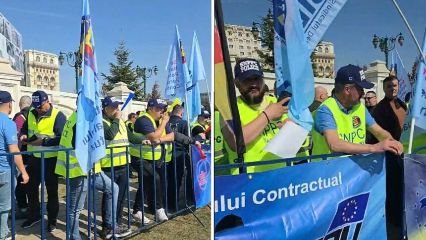 Protest la CCR pentru pensiile militare: Sindicaliştii cer respectarea drepturilor pensionarilor