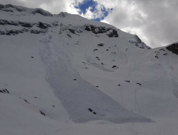 Avalanșe observate în zona Bâlea din Munții Făgăraș