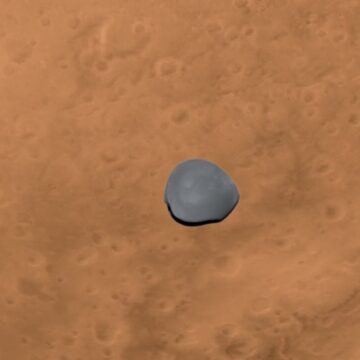 img Sonda spațială HERA a captat imagini rare cu o lună a planetei Marte
