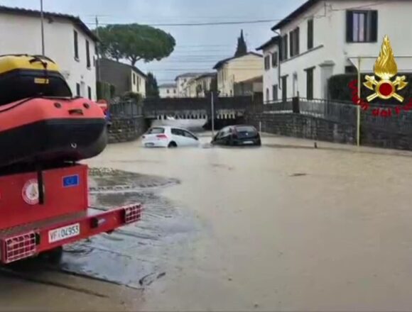 Cod roșu de inundații în Italia