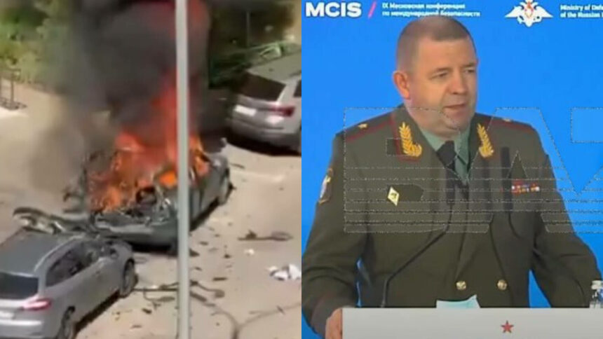 img Atac cu bombă la Moscova: General rus de rang înalt ucis în explozia mașinii