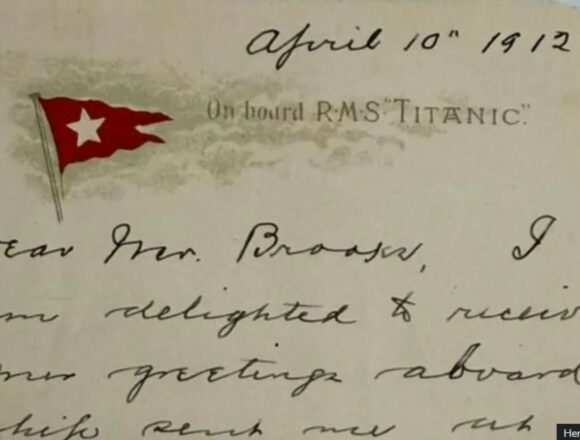 Scrisoarea colonelului Gracie de pe Titanic vândută la licitație