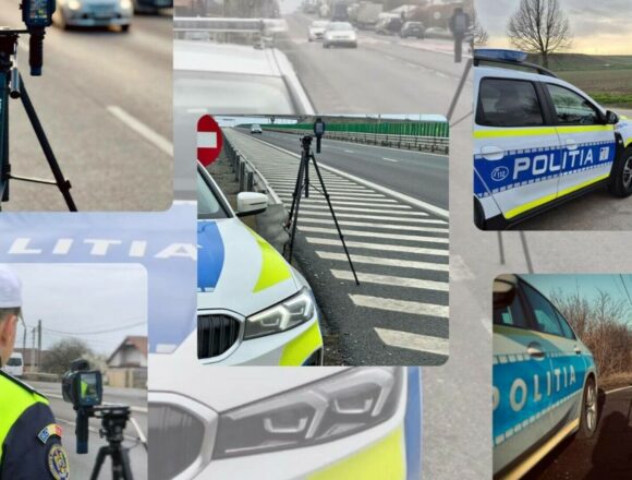 Acțiunea Speed Marathon a Poliției Române pentru combaterea vitezei excesive