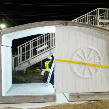 img Inovația japoneză: prima gară de cale ferată imprimată 3D